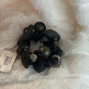 Treska Chunky 7.5” Bracelet Stretchy NWT